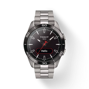 Tissot T-Touch Connect Sport T153.420.44.051.00 - bracciale e cassa acciaio - quadrante e ghiera neri